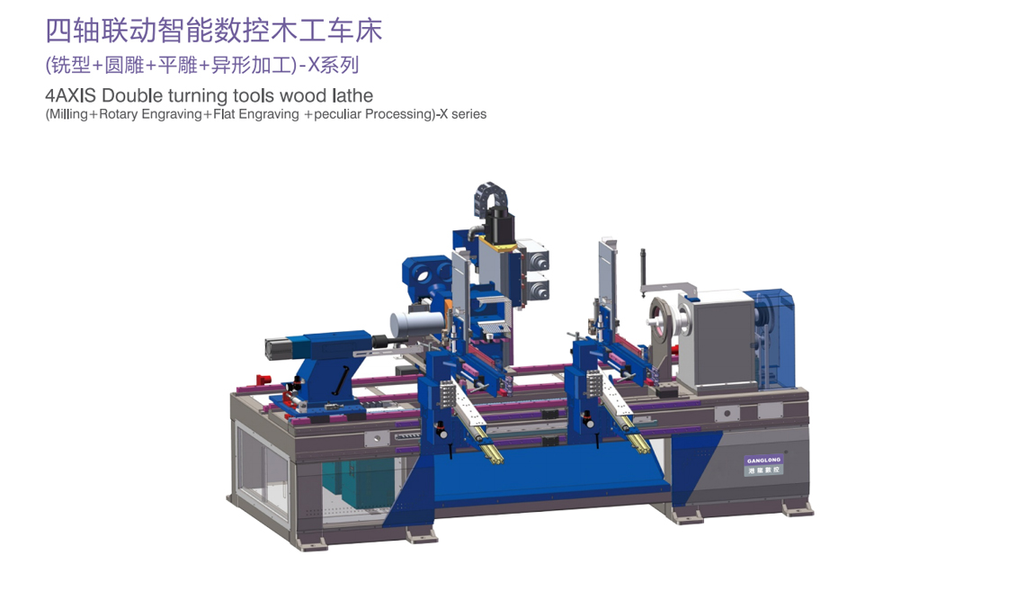 四軸聯(lián)動智能數(shù)控木工車床